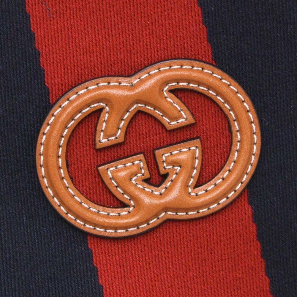 Gucci Interlocking White Shoulder Medium Brown Ba… - image 3